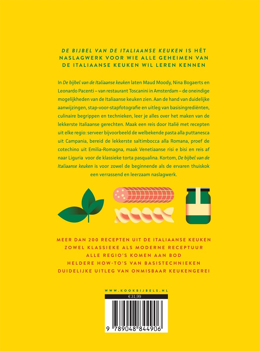 Landenbijbels - De bijbel van de Italiaanse keuken - back cover