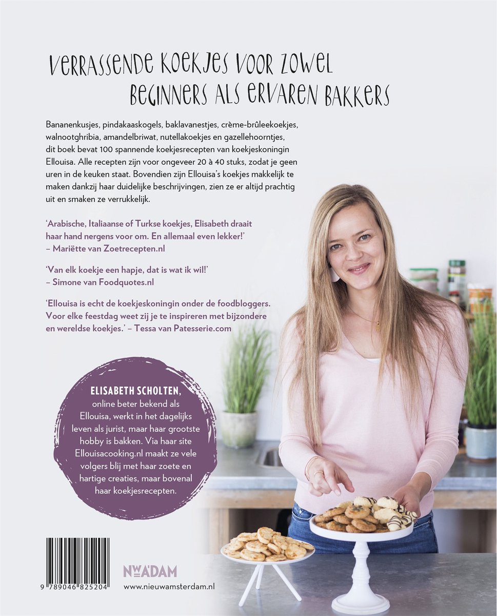 100 luxe koekjes van eigen deeg - back cover