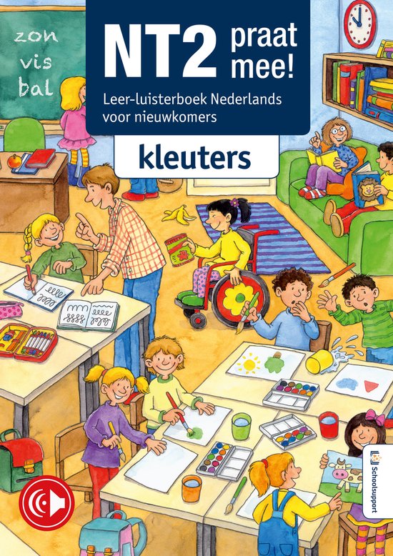 NT2, praat mee! - Leer-luisterboek Kleuters