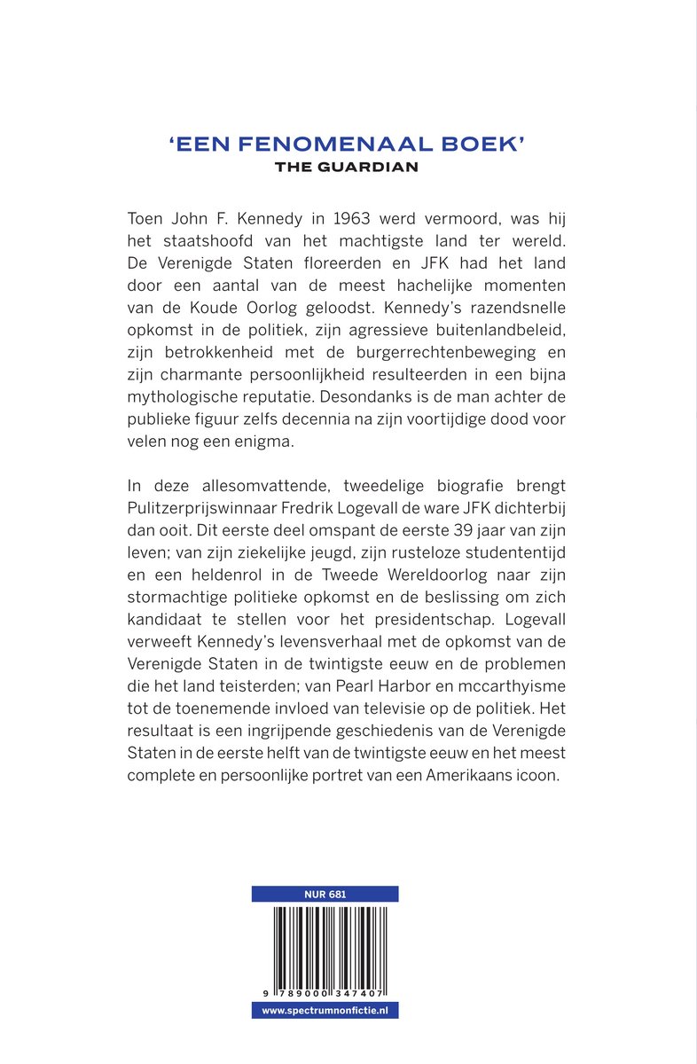 JFK 1 - JFK - back cover