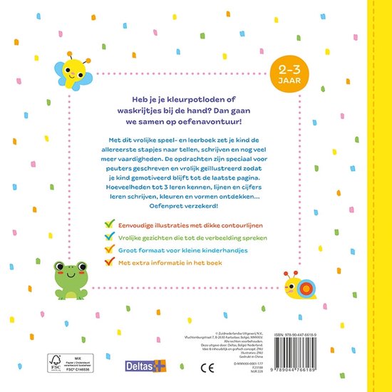 Deltas Oefenpret voor kleuters (2-3 j.)