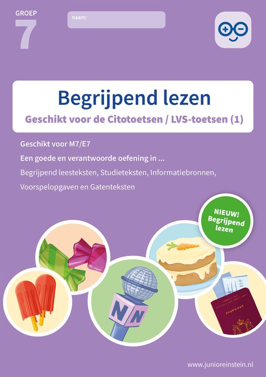 Begrijpend lezen Deel 1 - Groep 7 Oefenboek - cover