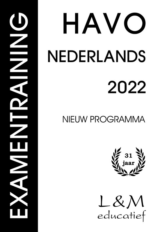 Examentraining Havo Nederlands 2022 - cover