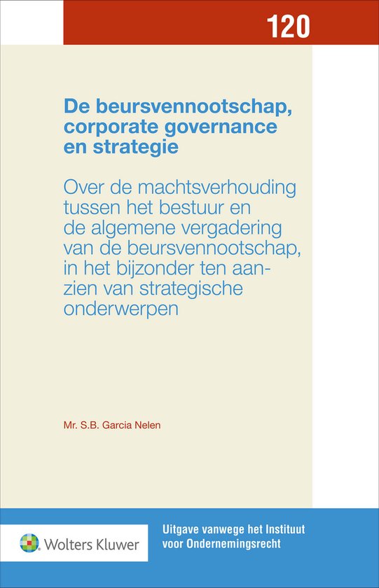 Uitgave vanwege het Instituut voor Ondernemingsrecht 120 - D ... - cover