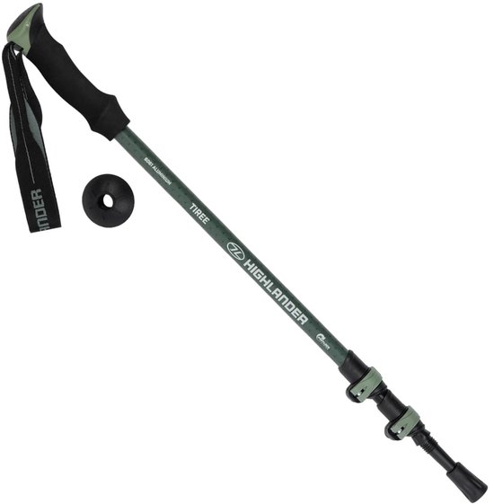 Foto: Highlander wandelstokken set tiree fast lock groen