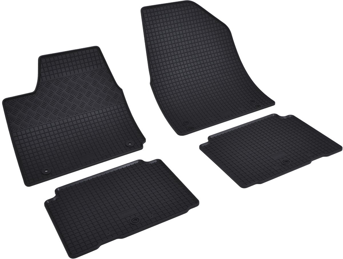 Automatten voor Hyundai Ioniq 5 (vanaf 2021), Kia EV6 (vanaf 2021) - 4-delig - Rubber