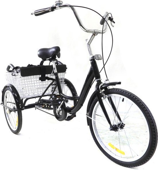 Elektrische driewieler, elektrische fiets met drie wielen, cargo