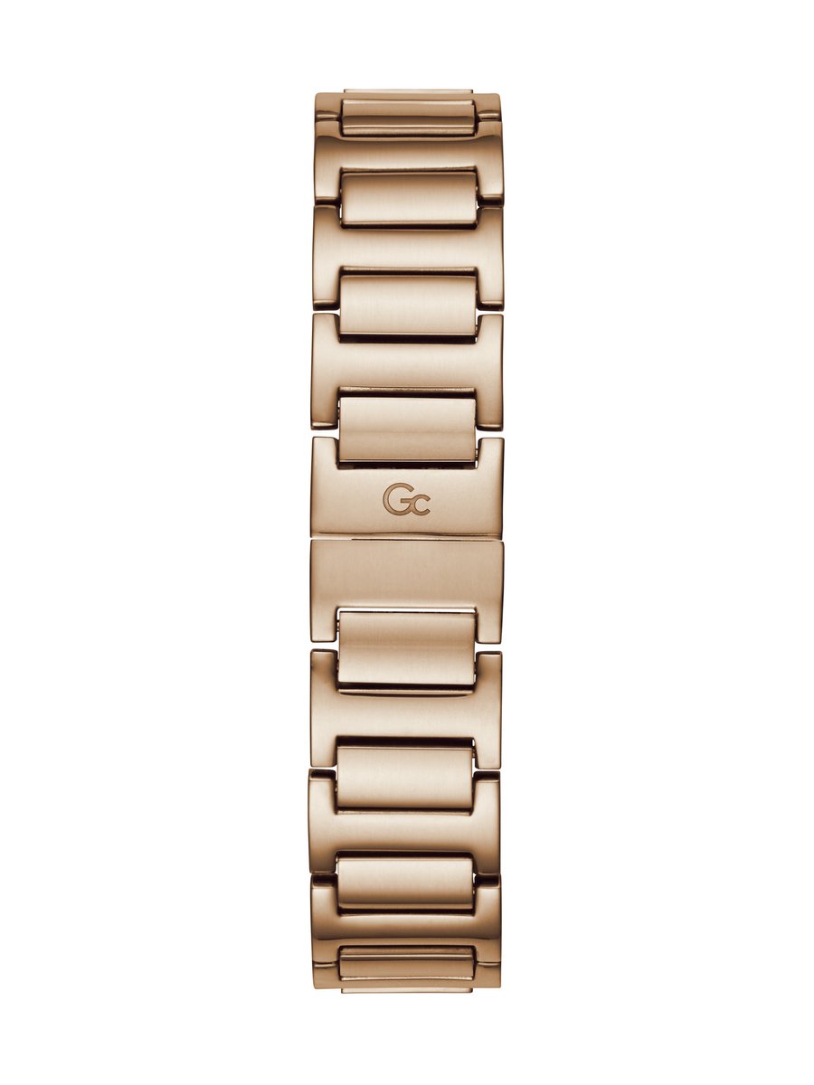 Gc Gc Ladycrystal Quartz Analoog Horloge Rosé Gouden Tint Case: 100% Stainless Steel | Armband: 100% Stainless Steel 34 Y64002L1MF