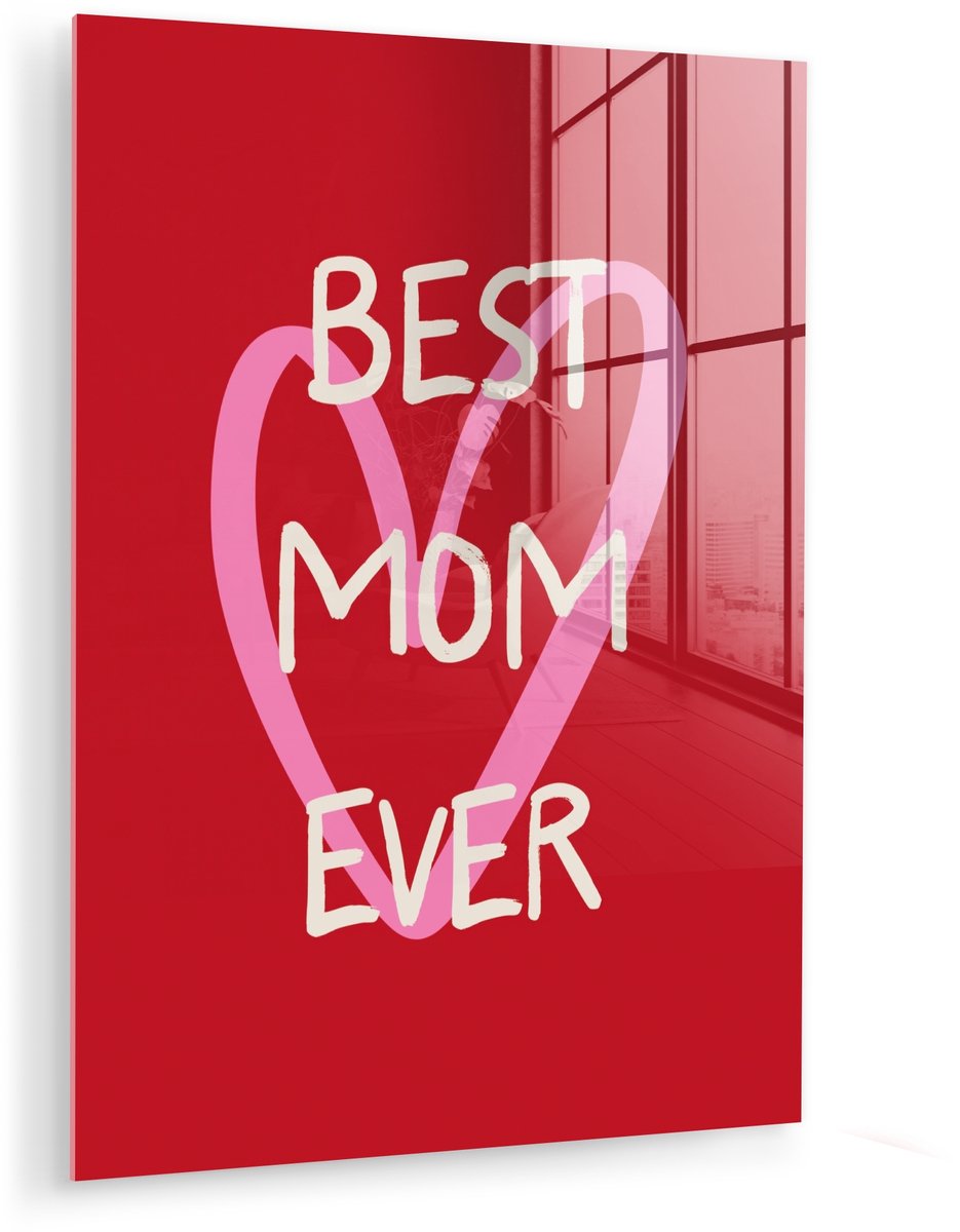Moeder - Quote - Hartje - Rood