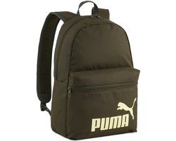 PUMA PUMA Phase Backpack Unisex Tas - Dark Olive-Gold Moon