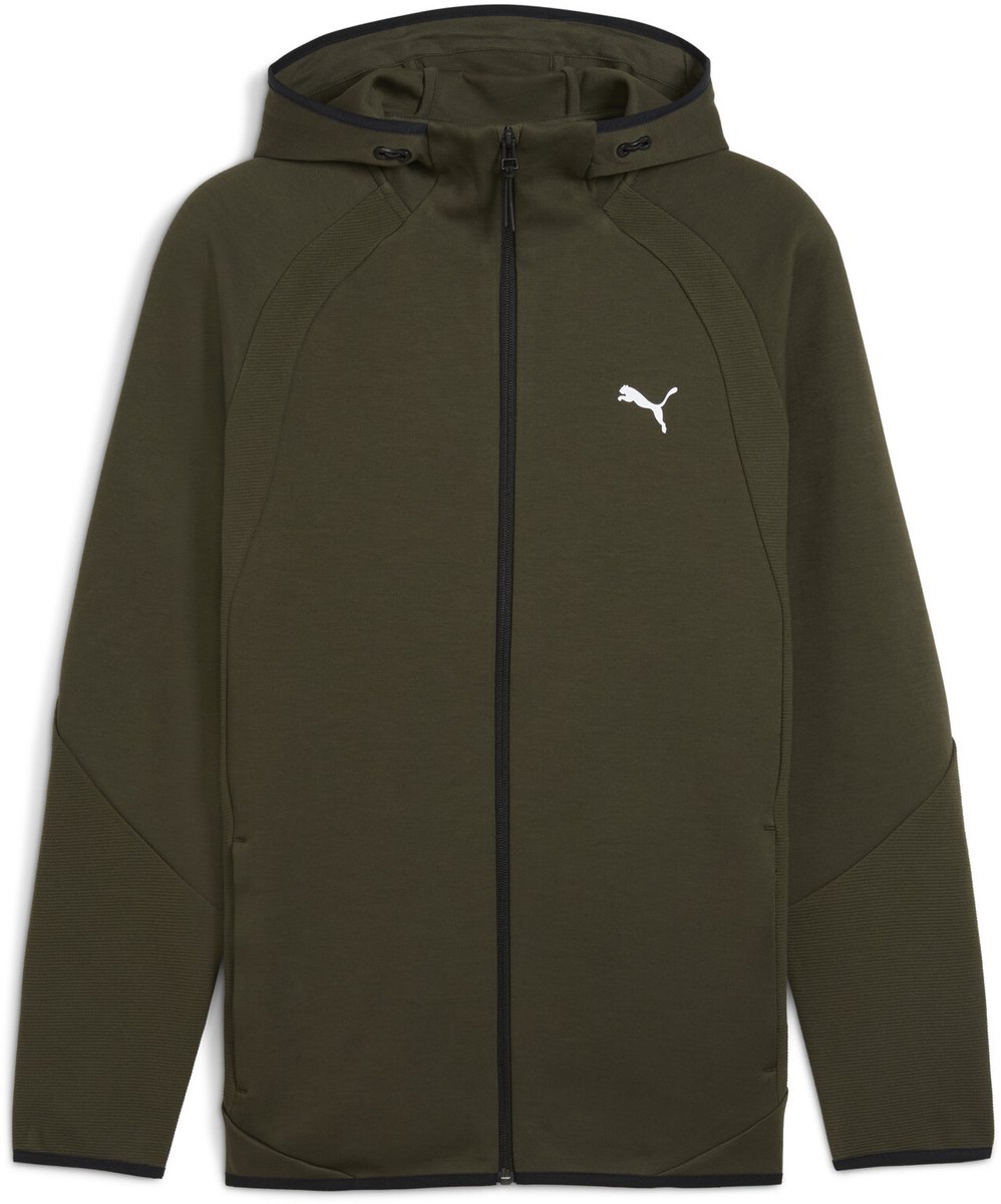 PUMA EVOSTRIPE FZ Hoodie DK Heren Trui Dark Olijf