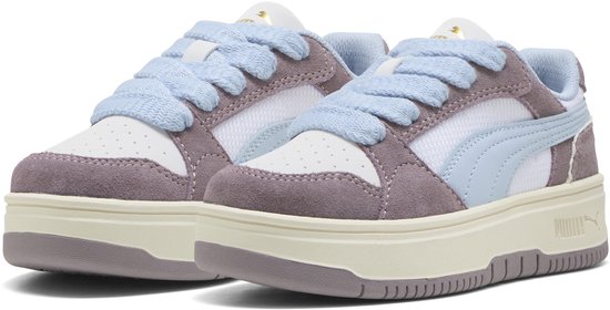 PUMA Rebound Femme Memoires PS Filles - White - Haute Tropic - Plum Jam