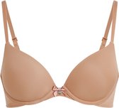 Hunkemöller Dames Lingerie Voorgevormde beugel bh Plunge - Bruin - maat D75