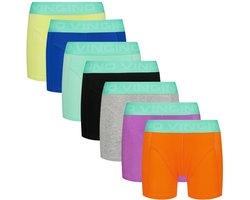 Vingino B251 fresh solid colors 7-pack Jongens Onderbroek - Fresh mint