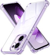Coque Zandarix compatible avec Oppo Reno 13F 5G / Reno 13 FS 5G - Ultra transparente - Antichoc - Coins renforcés - Coque arrière transparente