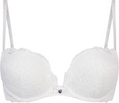 Hunkemöller Dames Lingerie Voorgevormde maximizer beugel bh Marine - Wit - maat D80