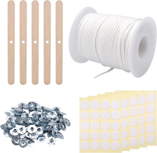 Foto: Cc waxed kaarsenlonten l 35 mm 100 stuks