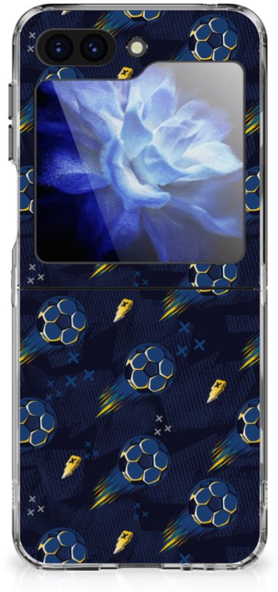 TPU bumper voor Samsung Galaxy Z Flip 6 Voetbal