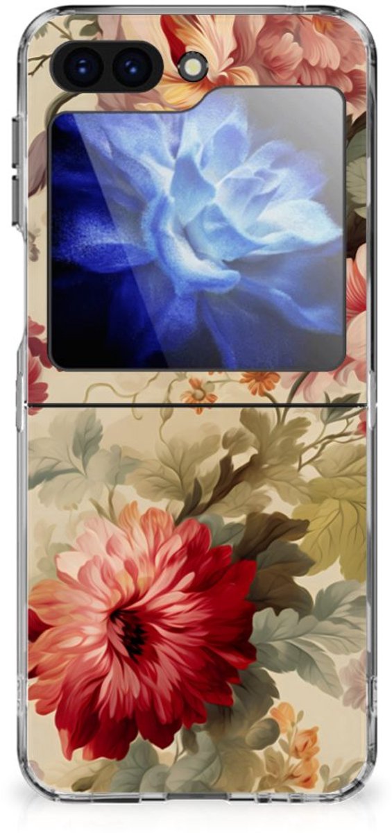 TPU Case voor Samsung Galaxy Z Flip 6 Bloemen