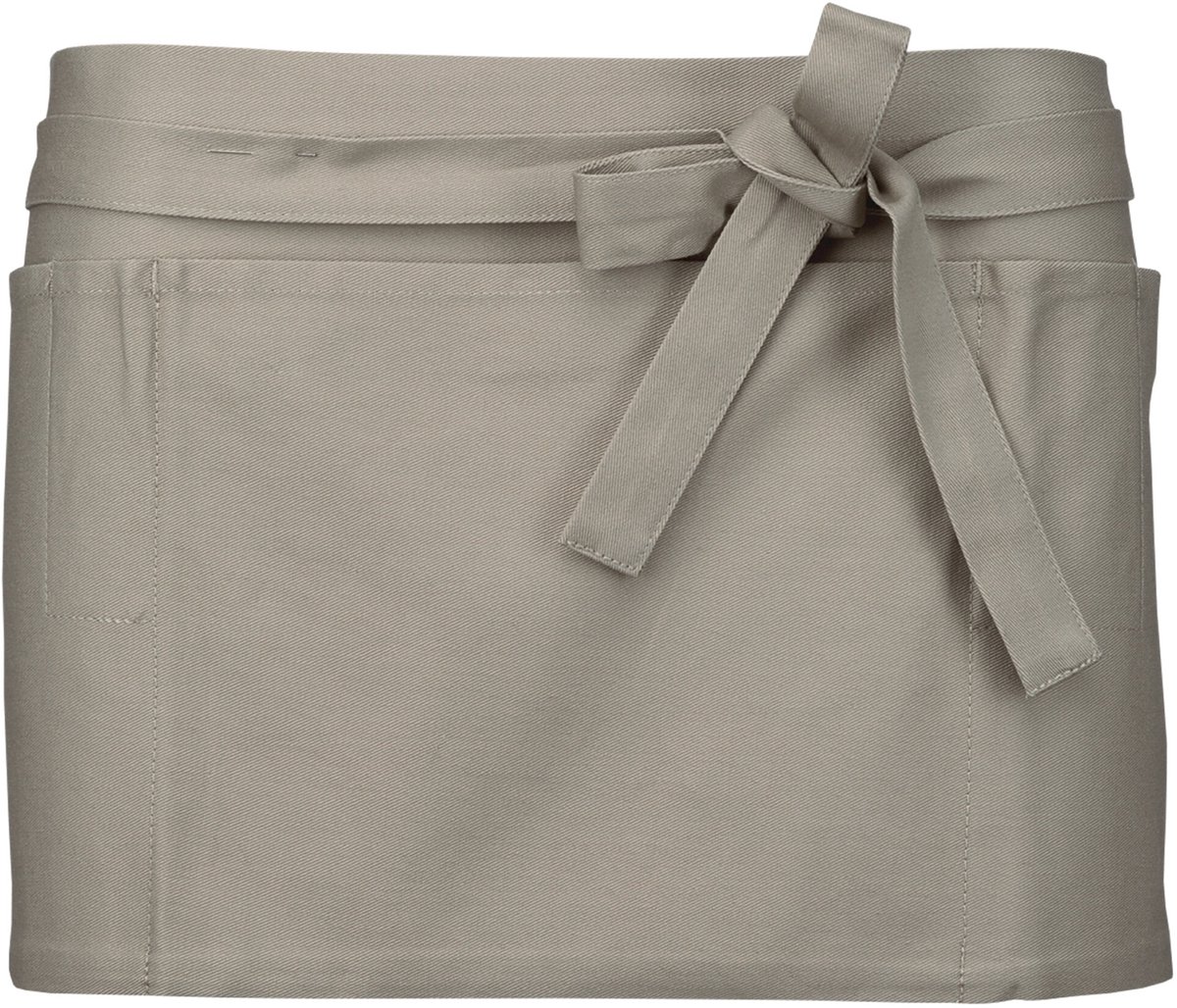 Schort/Tuniek/Werkblouse Unisex One Size Kariban Beige 100% Katoen