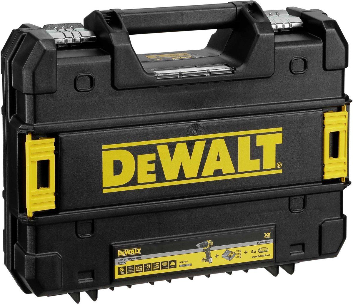 DeWalt DCD709D2T - 18V Klopboorschroefmachine thumbnail 4