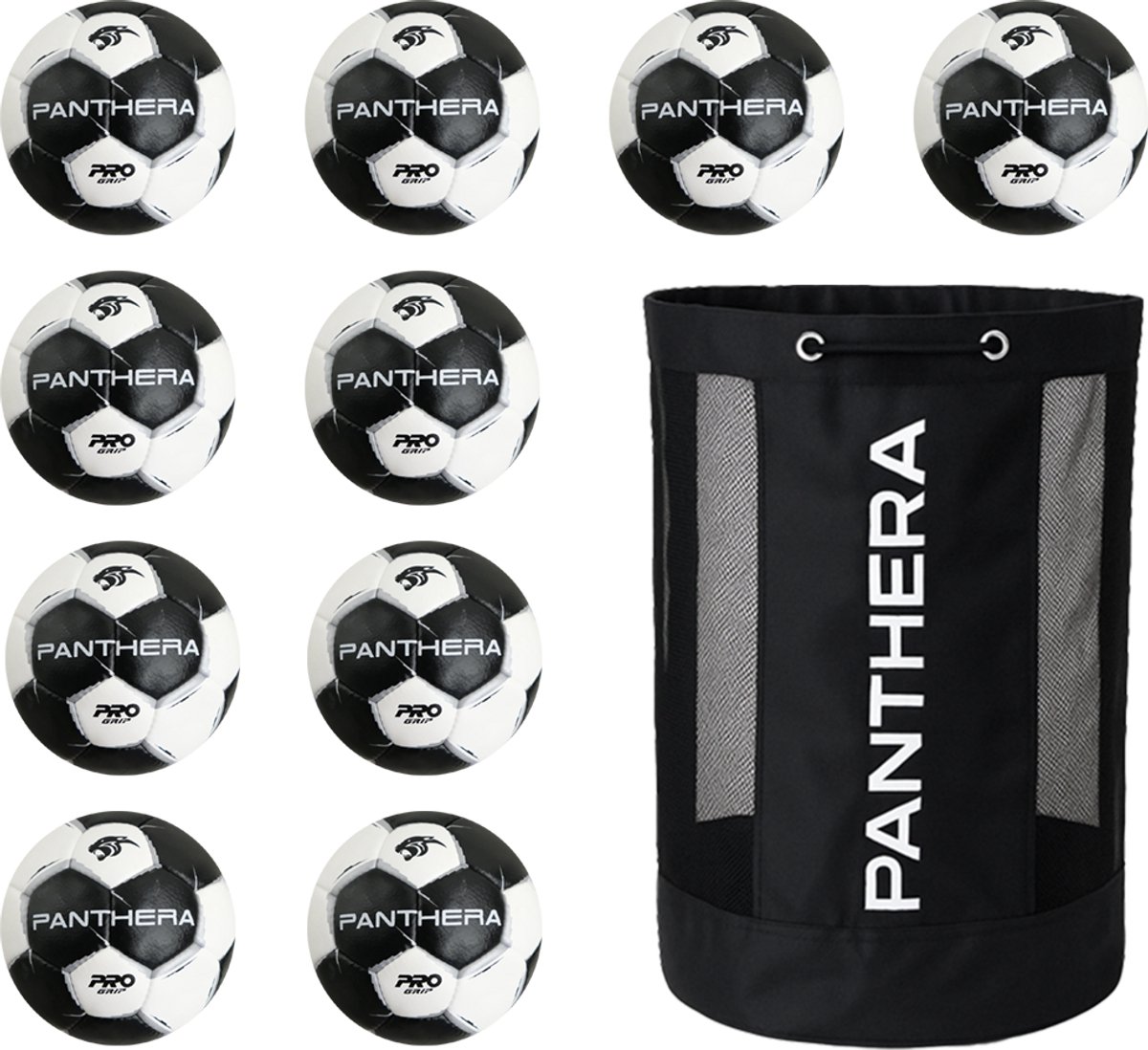 Panthera - Handbal - Pro grip - Set van 10 - Inclusief ballentas - Maat 2 - Handballen