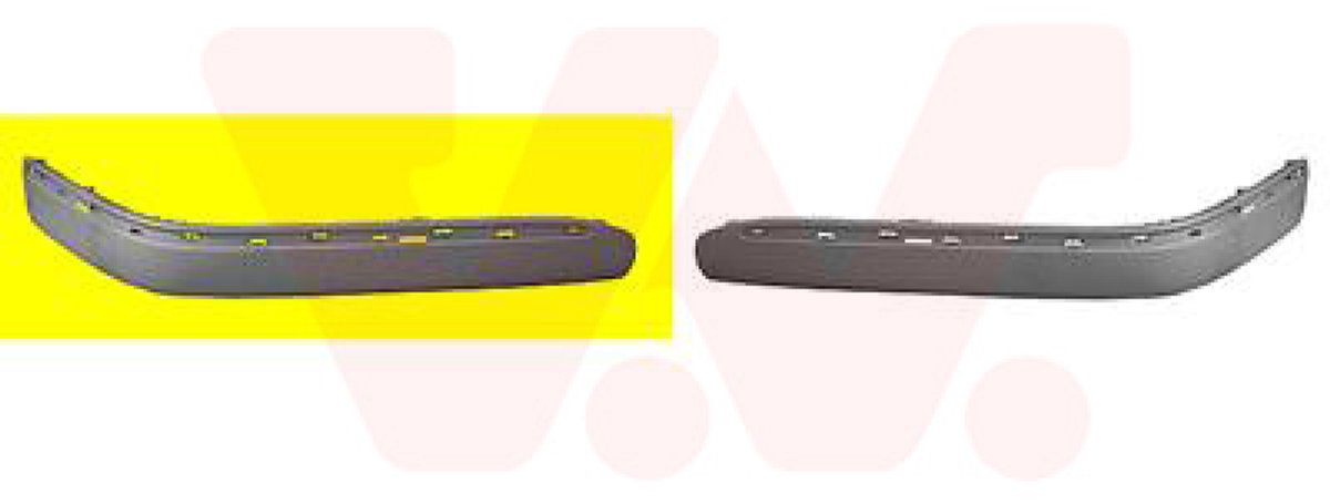 Van Wezel - BUMPERLIJST VOOR MERCEDES BENZ E-CLASS W210 1995-1999 2108851621