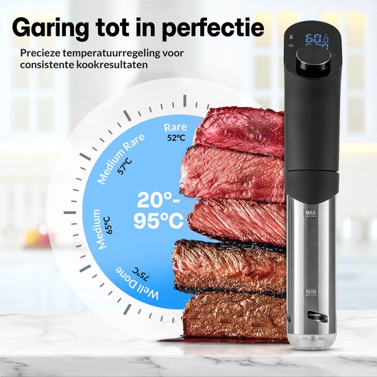CoolHome Sous-Vide koker - Zwart