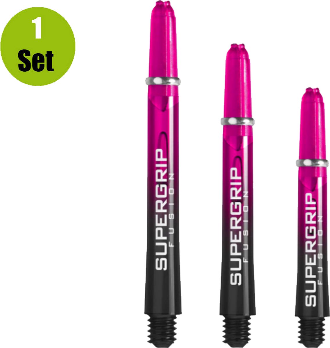 Harrows Supergrip Fusion Pink - Dart Shafts Medium