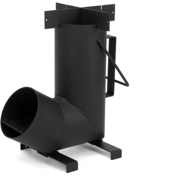 Foto: Emberelegance rocket stove rocketstove kachel kooktoestel draagbare houtkachel voor kamperen campingkooktoestellen camping oven kampeer kachel camping kooktoestel camping accessoires