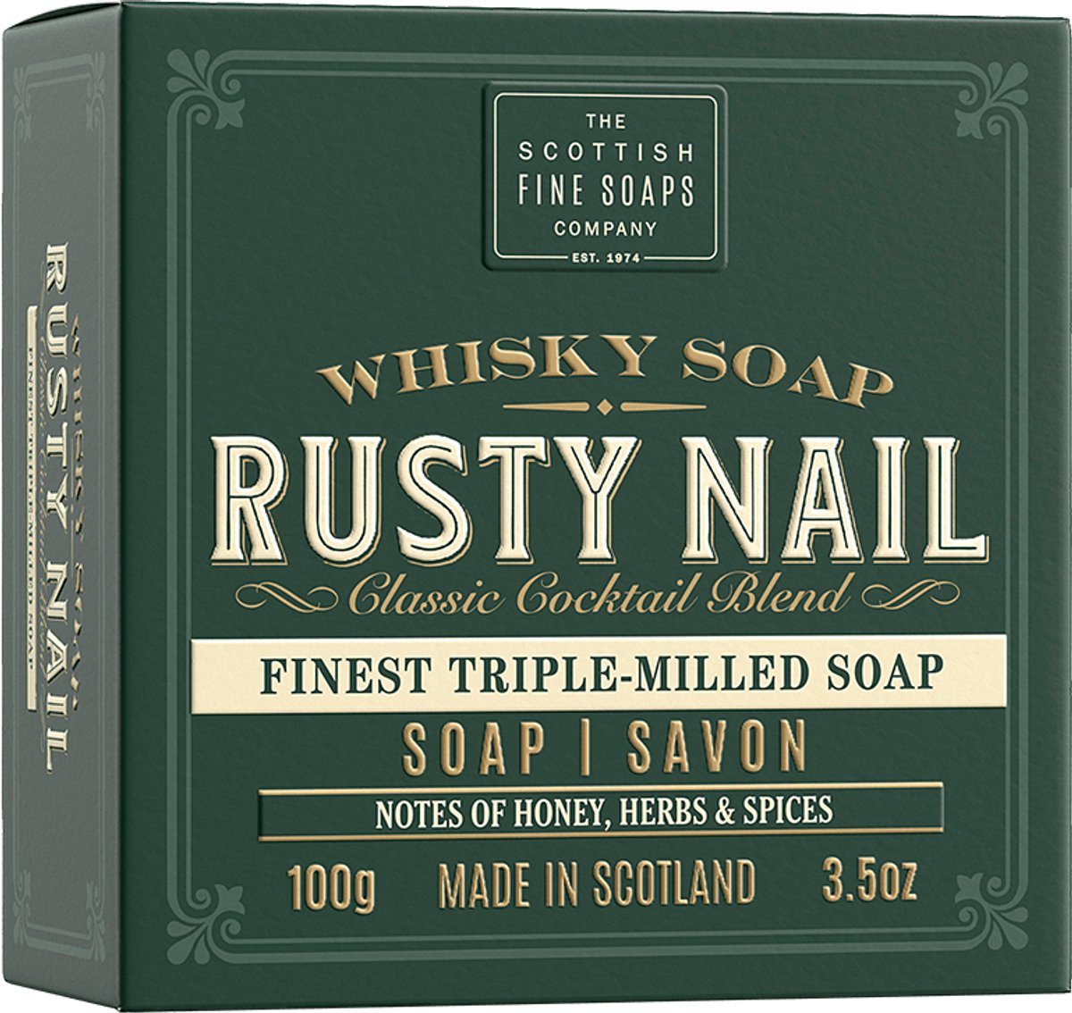 Whisky soap (in karton) Rusty Nail 100g