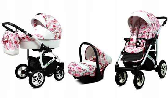 BabyLux Kinderwagen 3in1