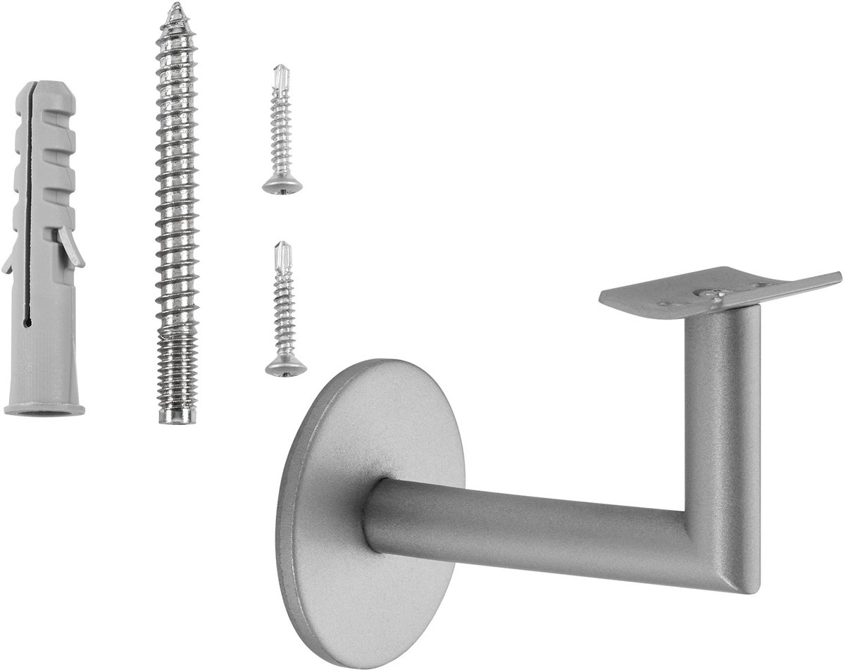 SOTECH leuninghouder CLASSIC Zilver Hoogte 67,8 mm Uitstulping 67,5 mm voor leuningen met Ø 45 mm Leuninghouder voor wandmontage