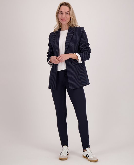 Je m'appelle Travelstof At Work Broek Chino Met stretch - Blauw - Maat M