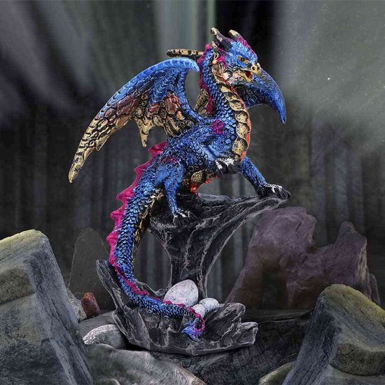 Nemesis Now Blue Geode Home - Statuetta in poliresina, taglia unica