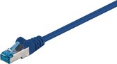 Goobay - Câble réseau S / FTP CAT6a - Bleu - 0,25 mètre