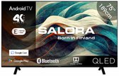 Salora 75QLED320 - tv 75 inch - 4K tv - Qled tv - 75 inch tv - 4K Ultra HD Smart TV - Wifi - Zwart