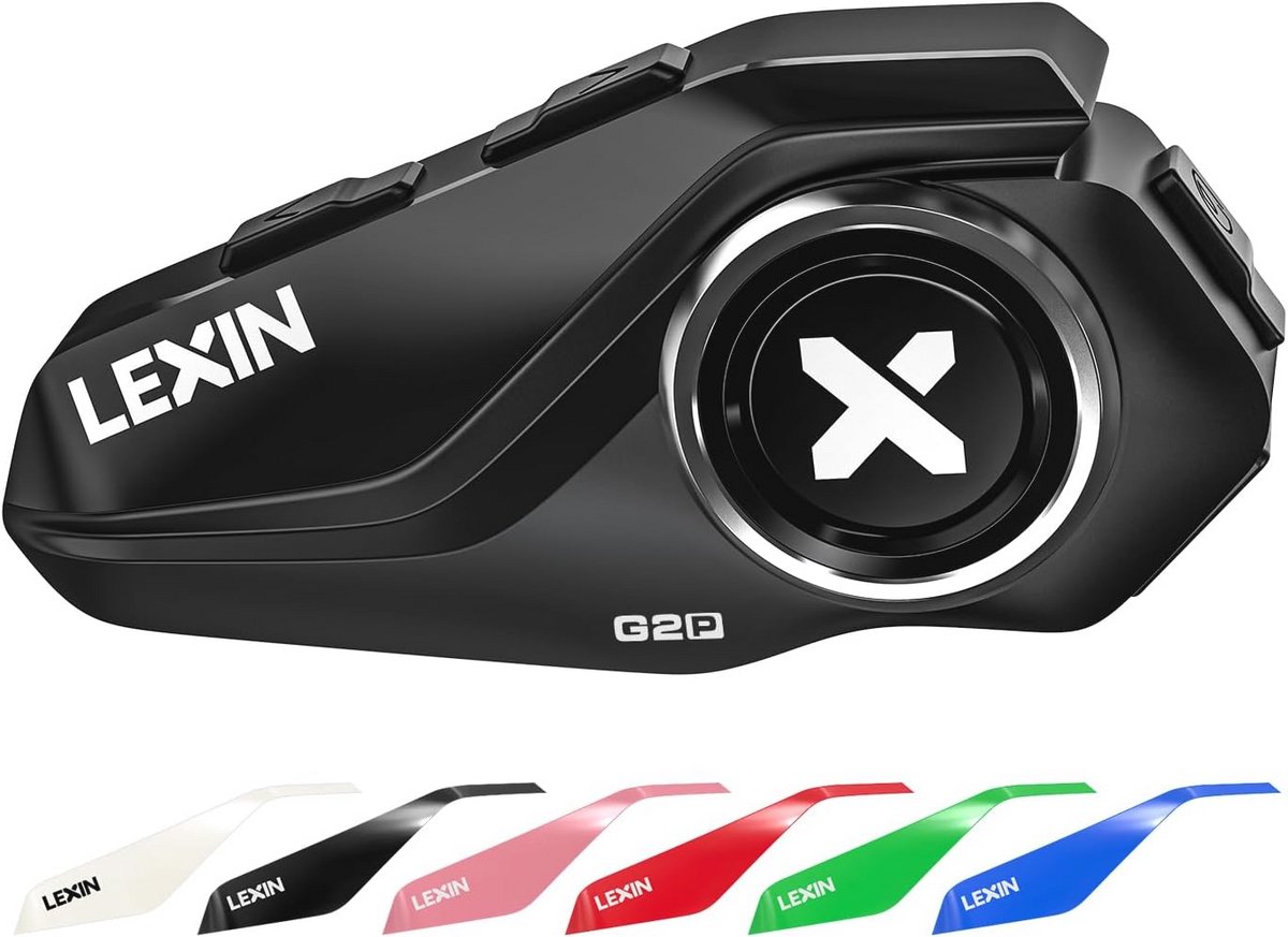 Motorfiets Intercom Communicatiesysteem - Bluetooth Helm Headset voor 2-6 Rijders - Waterdichte Interphone BT5.0