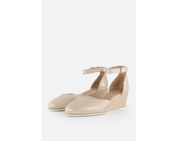 Tamaris Espadrilles Sleehak goud Leer - Maat 41