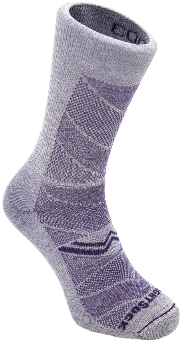 Wrightsock Coolmesh Crew – 41-45 Paars