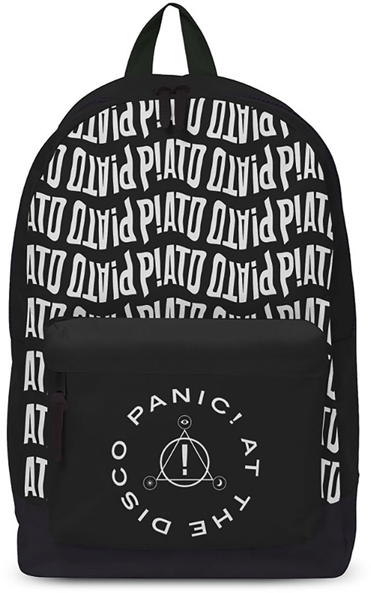 Rocksax Panic! At The Disco - Disco Logo Rugtas - Zwart