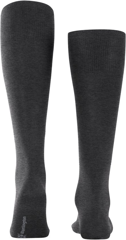 Chaussettes hautes homme Burlington Dublin - gris (anthracite mel.) - Taille : 40-46