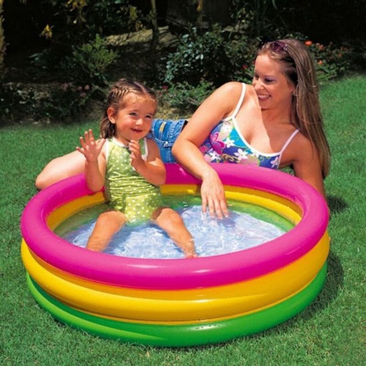 Intex Sunset Glow Baby Opblaaszwembad - Ø 61 x 22 cm — afbeelding 7