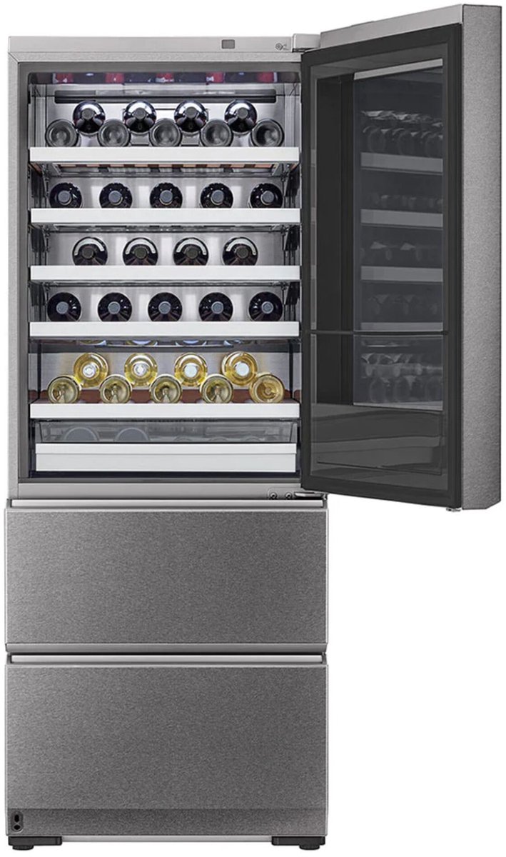 LG SIGNATURE LSR200W InstaView, wijnkoelkast - afbeelding 3