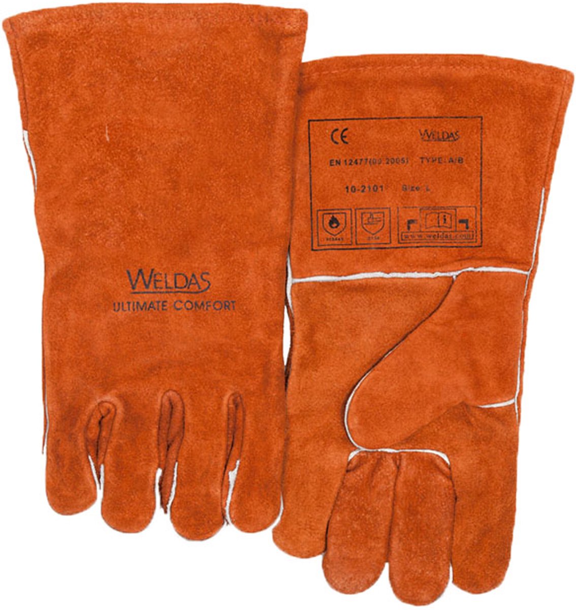 Weldas Lashandschoen MIG 10-2101 (2x)