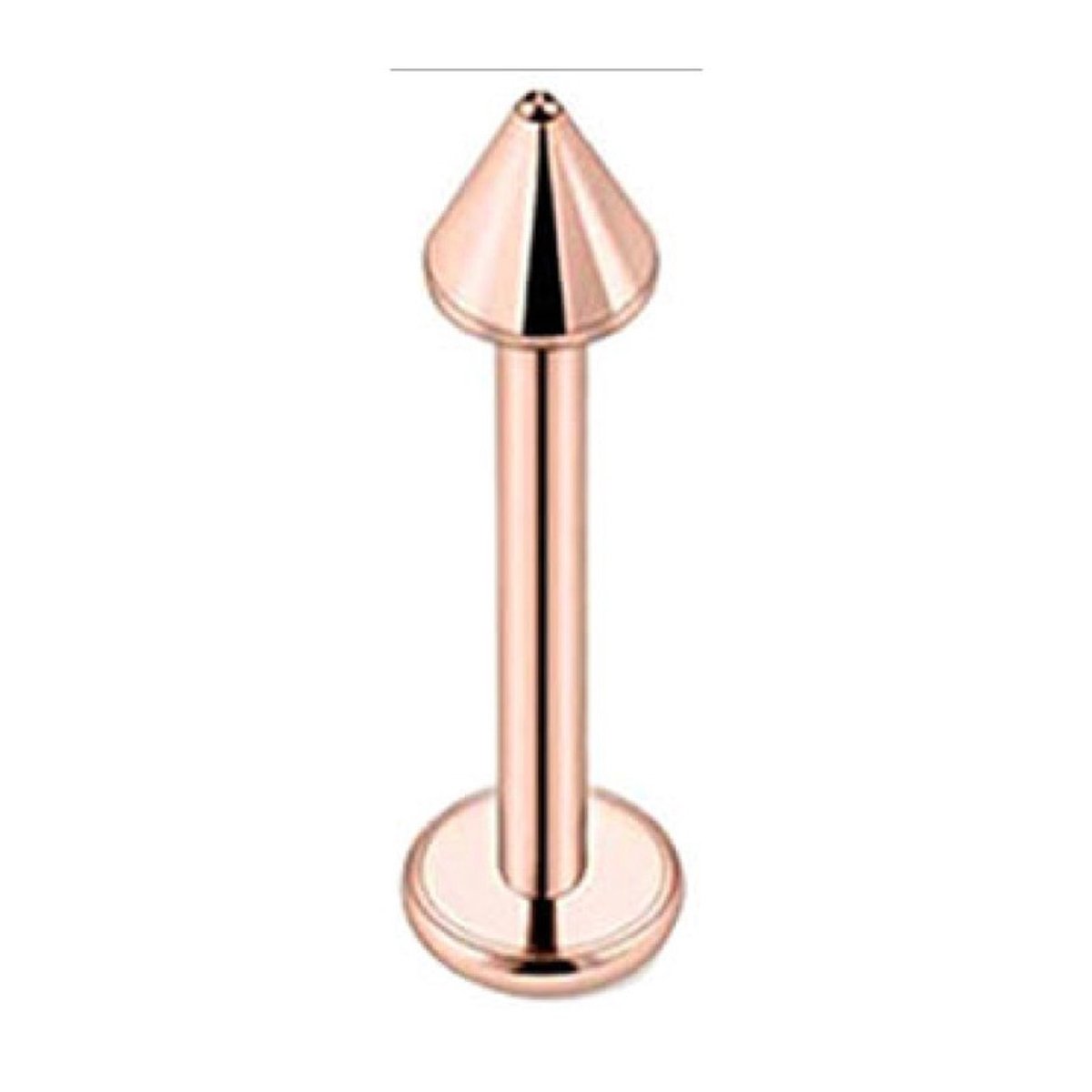 Piercing | Rosegoudkleurig | Spike | Oor | Tragus | Helix | Labret | Lip