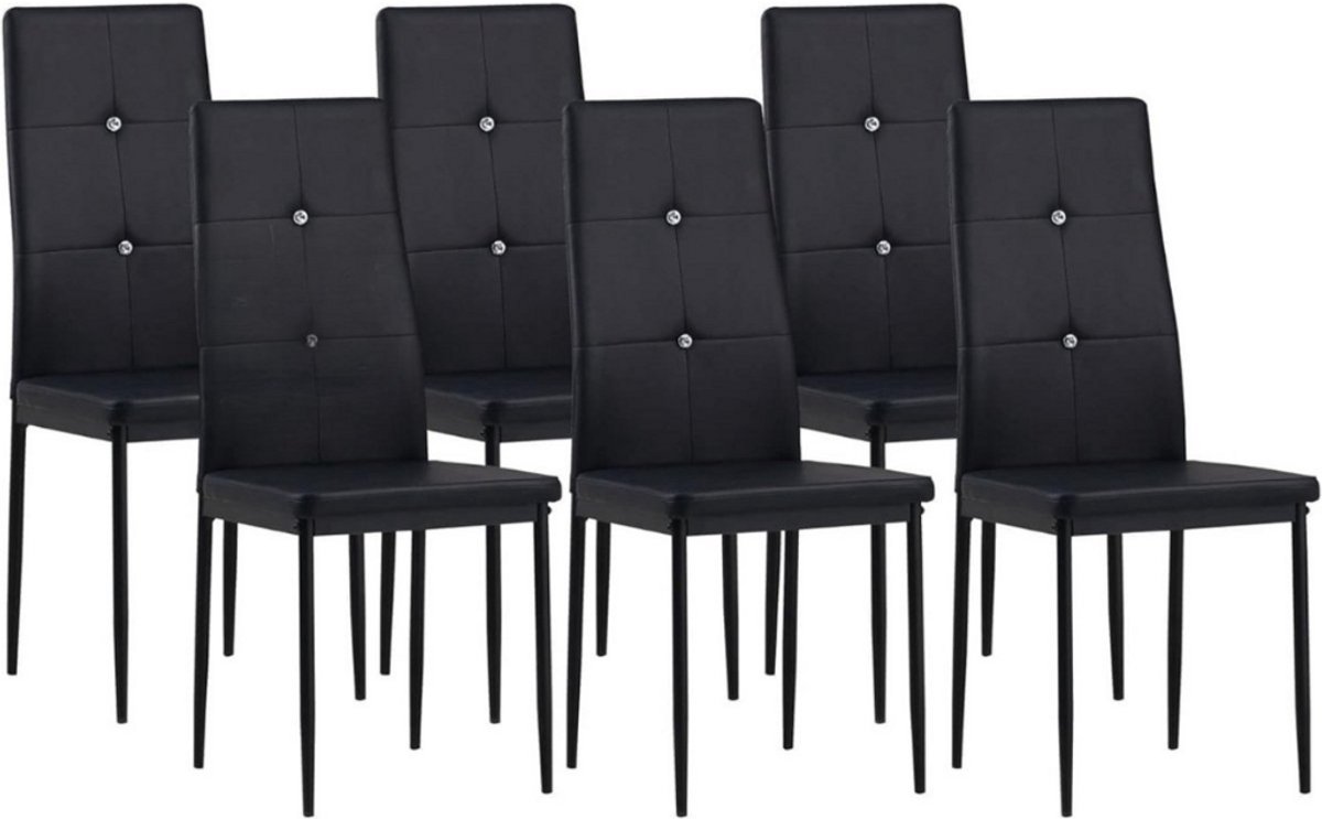 Thuys – Stoelen 6 Stuks – Stoelen – ‎14.5 x 30 x 120.5 cm – Zwart