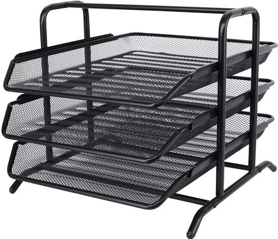TUKA-i-AKUT TKD8600 Metalen ladebox, afsluitbaar, 4 vakken, DIN A4, met tekstvelden, documentenopbergdoos, robuuste stabiele opbergdoos, documentenbox van aluminiumlegering