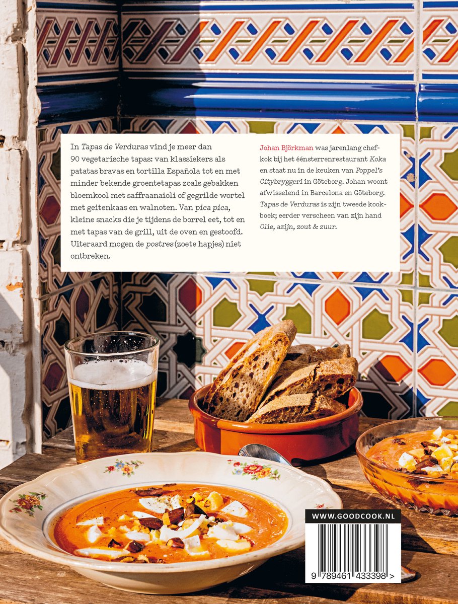 Tapas de Verduras - back cover