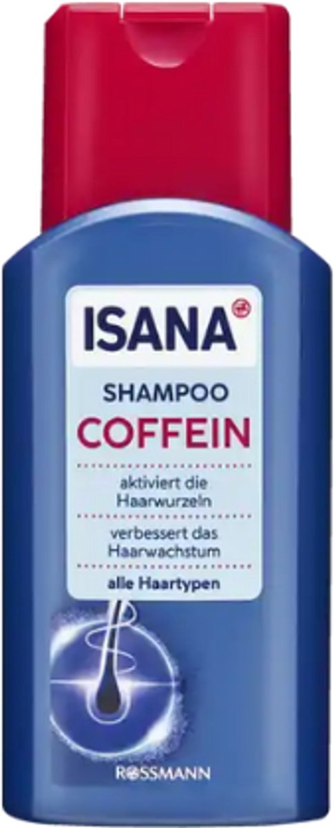ISANA Coffein Shampoo 250 ml | Helpt bij erfelijke haaruitval - Met Coffeïne en Panthenol | Bevordert activiteit van haarwortels